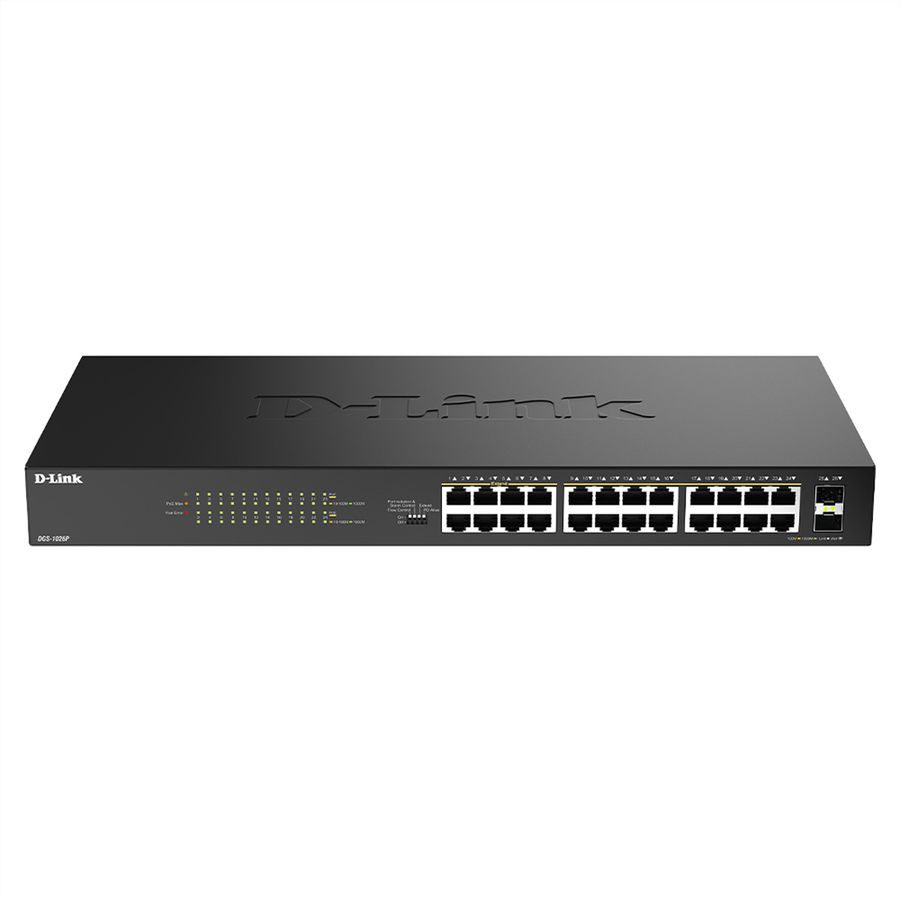 D-Link DGS-1026P/E Switch Gigabit 26 ports PoE+, Layer2