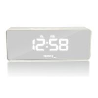 TechnoLine réveil WT475 numérique, blanc