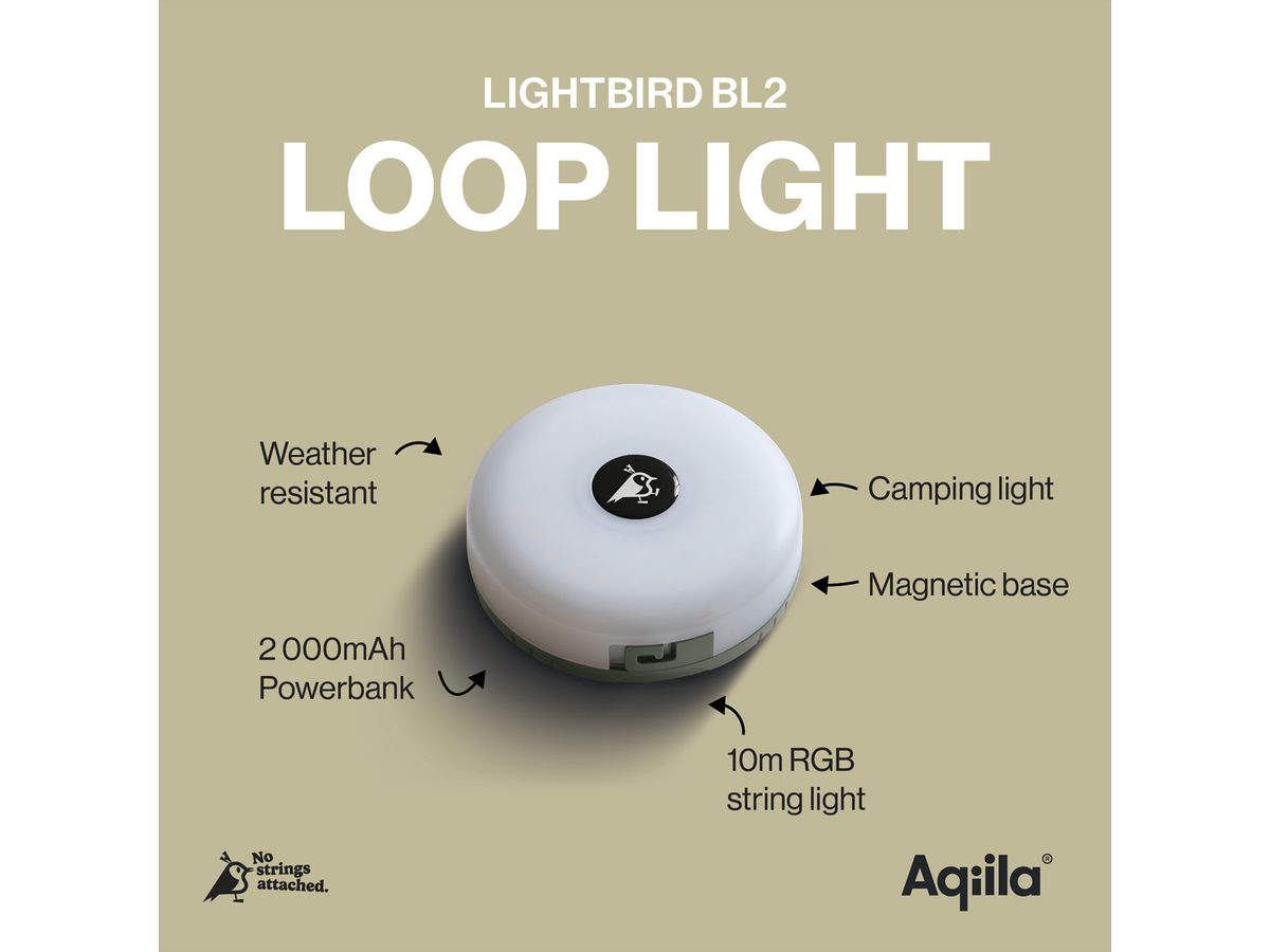 Aqiila Powerbank Lightbird BL2 , Loop Light