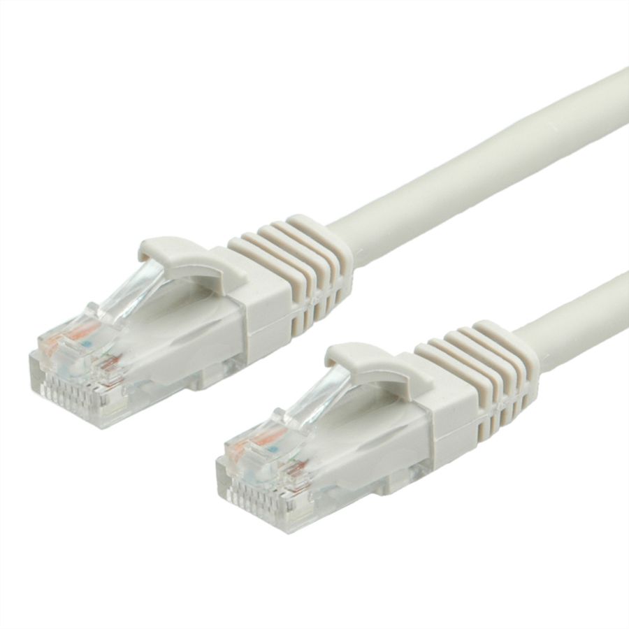 Cordon VALUE Cat.6A (Classe EA) / 10 Gigabit UTP, gris, 0,3 m