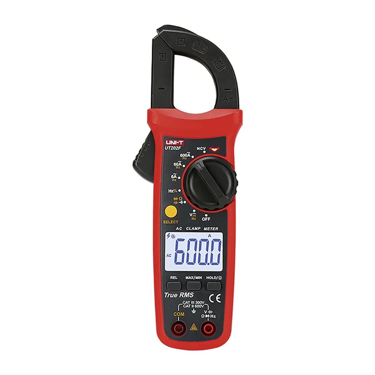 Steffen Zange-Multimeter AC (600V/600A), CATII 600V / CAT III 300V