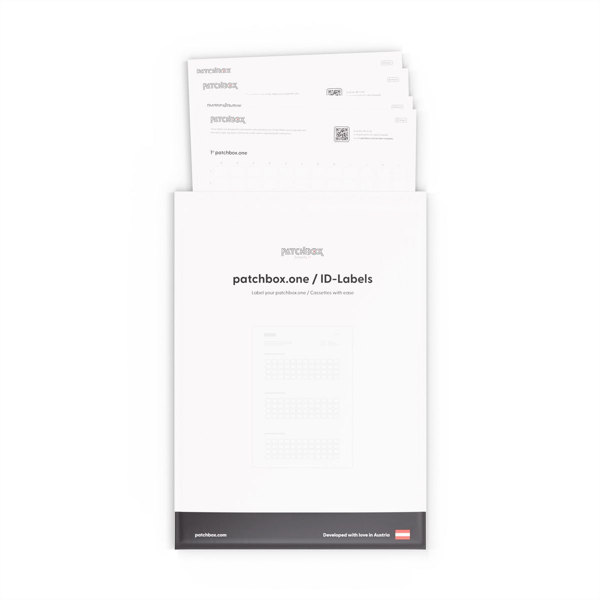 patchbox.one Étiquettes d'identification 432 autocollants imprimables