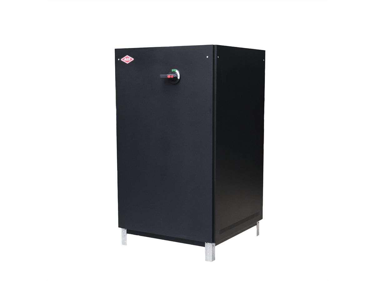 AEC IST7 20kVA - Online Tower USV –  36x 60Ah Batterien – 48 Min. Autonomie bei 100% Last, keine internen Batterien – externer Batterieschrank BB6 mit 36x 60Ah LL
