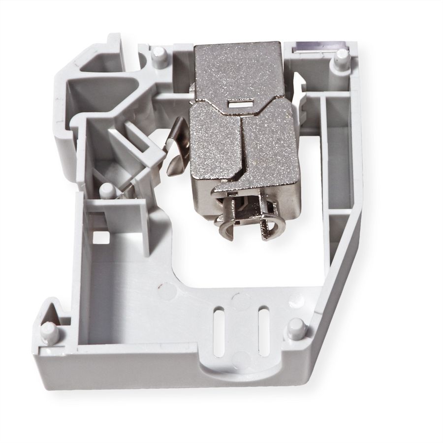 ROLINE Adaptateur de rail DIN pour module Keystone SLIM, non équipé, 180°