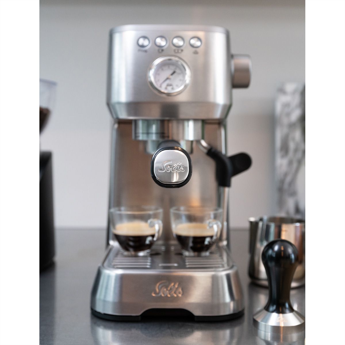Solis machine à café Barista Perfetta+, argent, Typ 1170