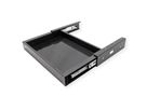 VALUE Tiroir sous bureau ultra-mince, taille moyenne, noir