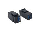 VALUE USB 3.2 Gen 1 Keystone Modul, schwarz