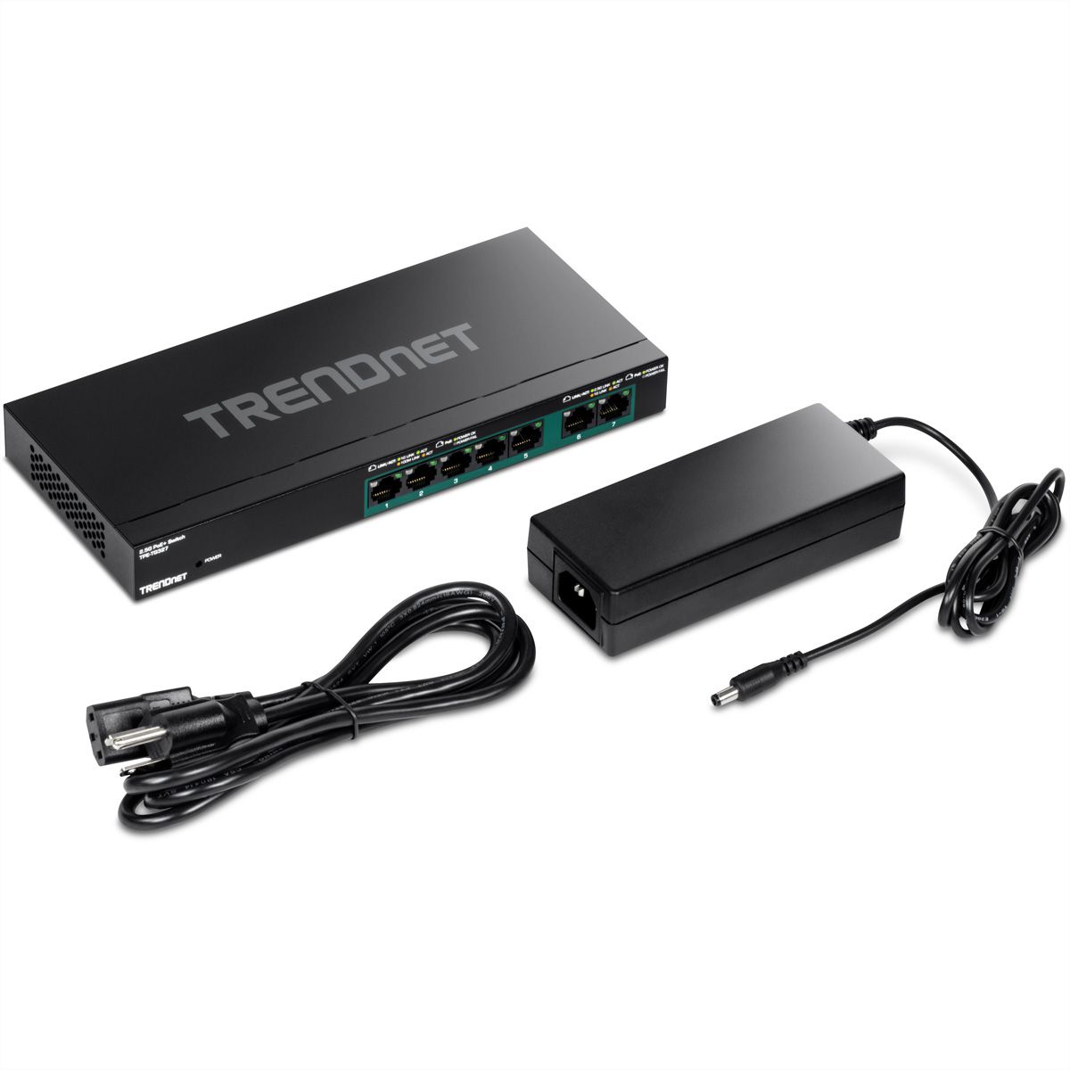 TRENDnet TPE-TG327 Switch PoE+ Multi-Gigabit à 7 ports