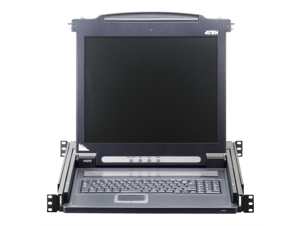 ATEN CL1000N KVM-Konsole, 19" LCD, VGA, PS/2, DE-Layout