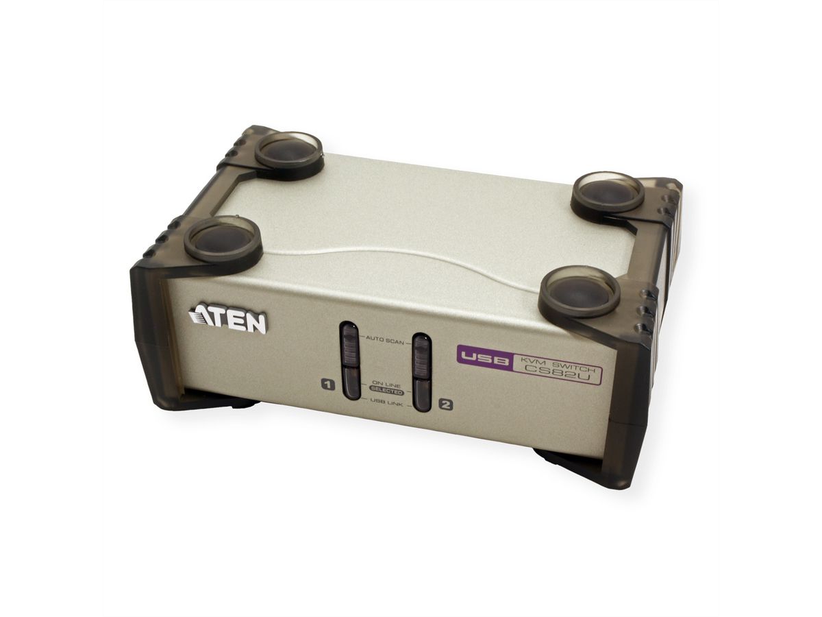 ATEN CS82U Switch KVM VGA, PS/2+USB, 2 ports