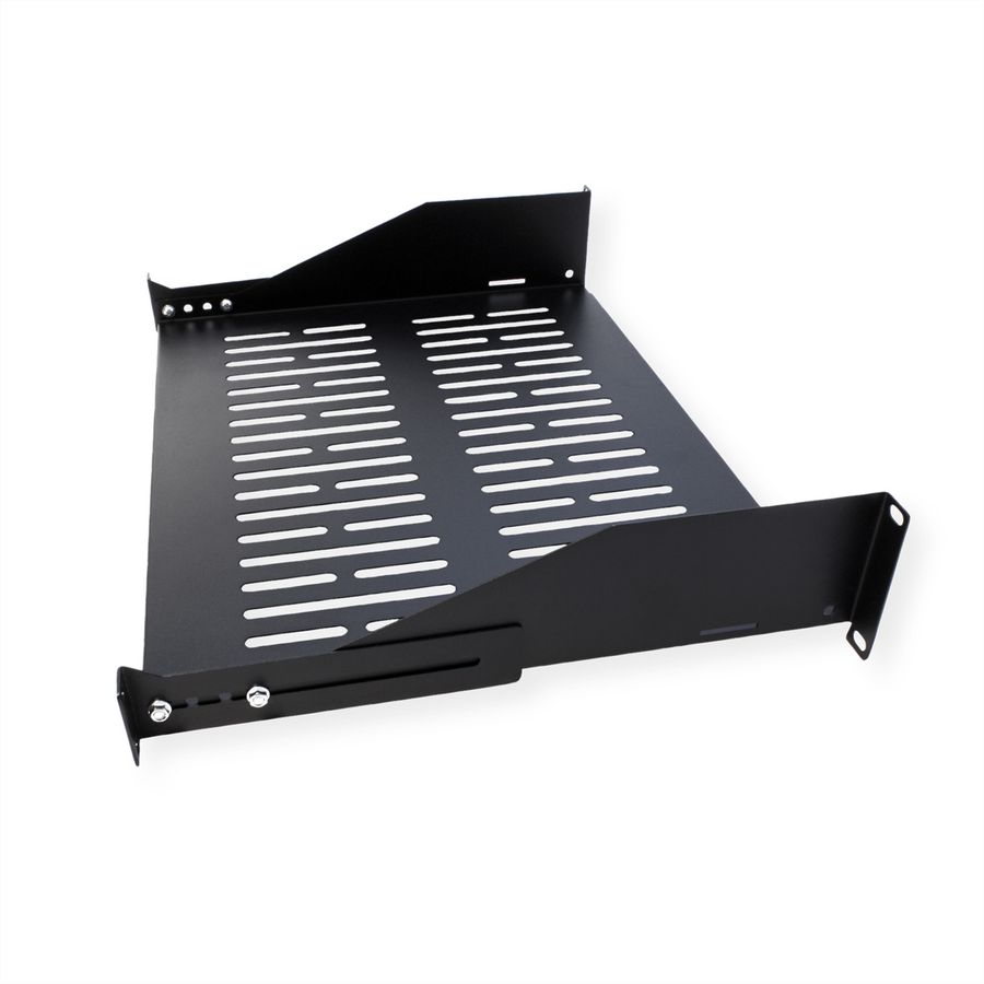 VALUE Etagère 19", 485 x 350mm, max. 25kg, noir