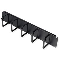 ROLINE 19" Passe-câbles 2U, 85x60mm noir