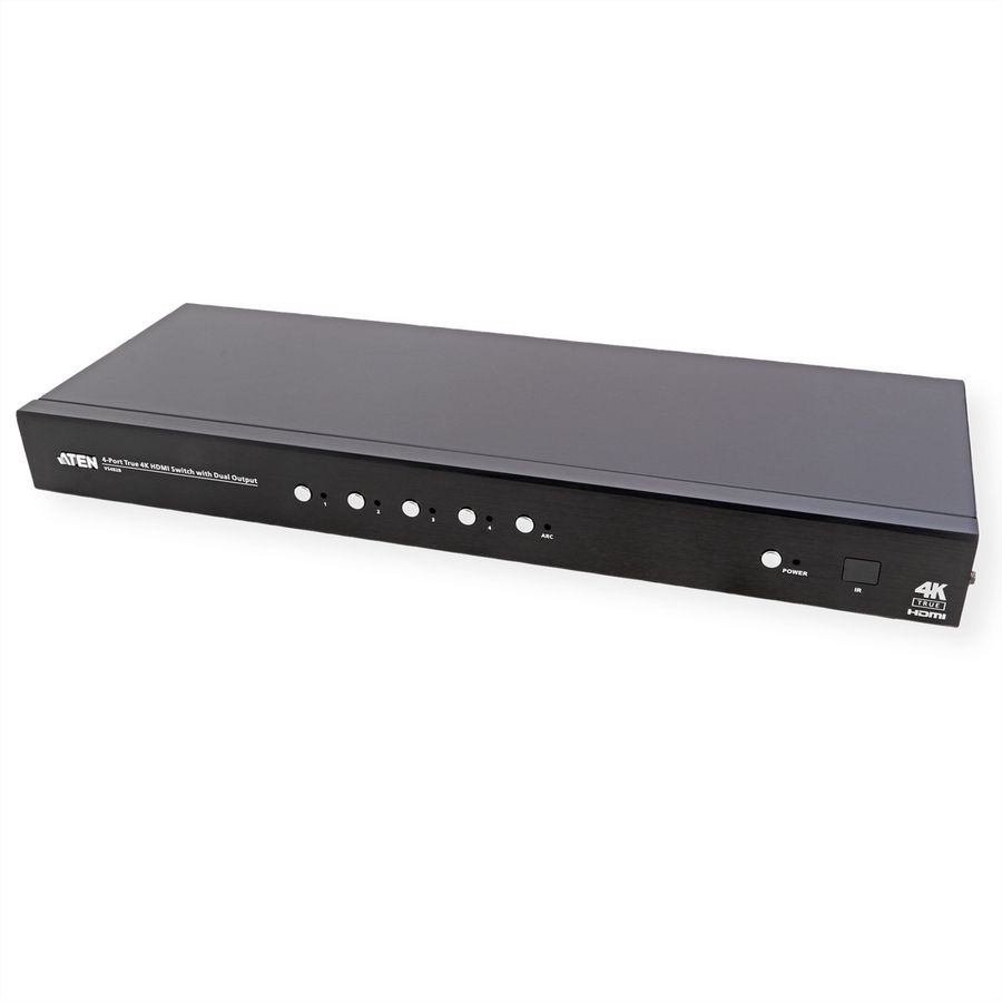 ATEN VS482 Commutateur HDMI True 4K à 4 ports, avec deux sorties