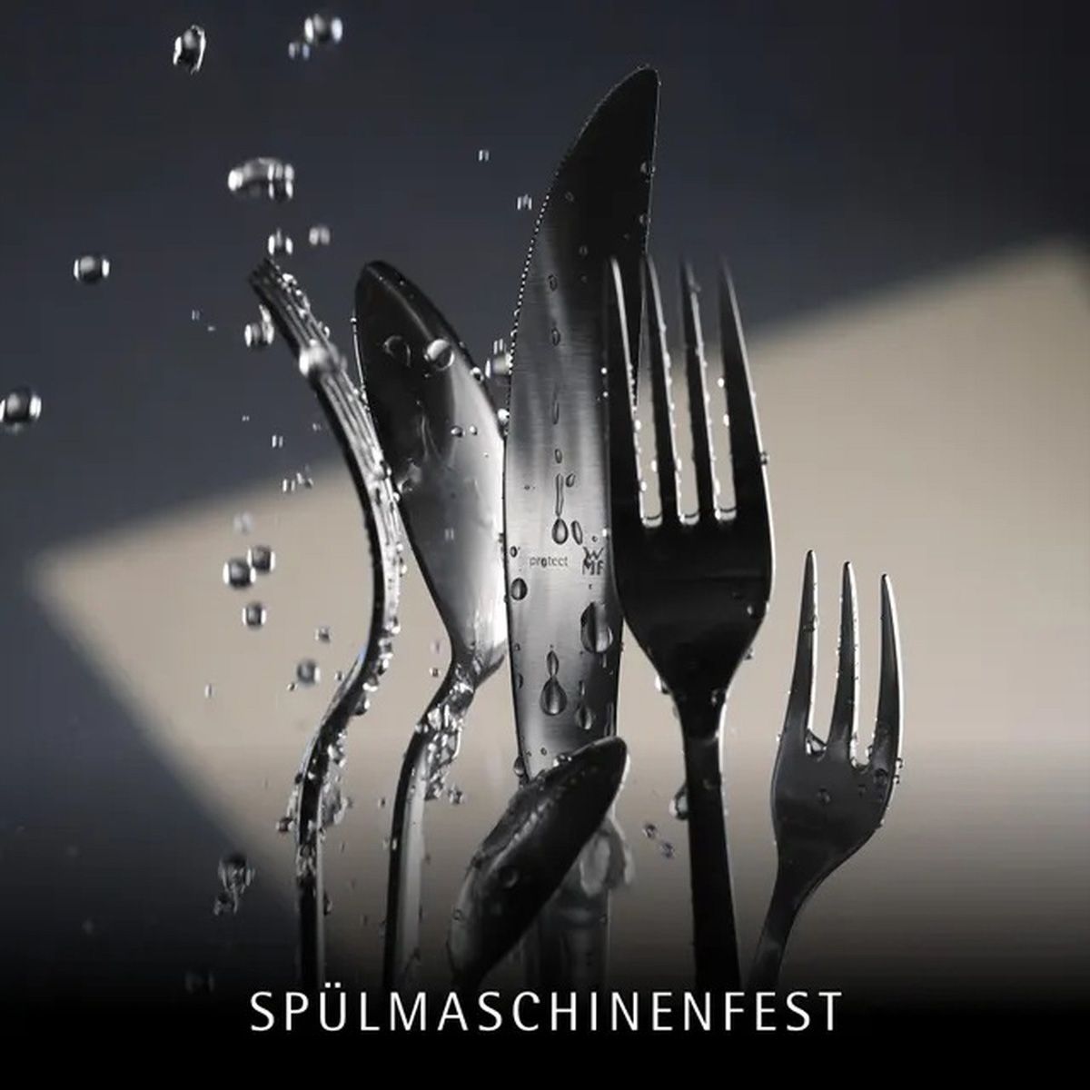 WMF Flame Plus Besteck-Set, 30-teilig, Cromargan protect®, poliert, Silber, Edelstahl