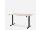 WRK21 Schreibtisch Smart 180 x 80 cm, Höhenverstellbar, Mandal Ahorn / Schwarz