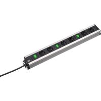 BACHMANN Handwerkerleiste 6x Schutzkontakt 3x Schalter, 2 m