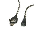 ROLINE GOLD USB 2.0 OTG Kabel, A + Micro B - Micro B, ST/ST, 1 m