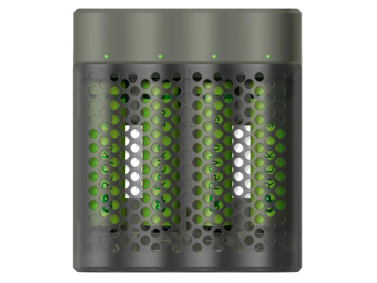 GP Batteries Mainstream Ladegerät 4 Port, inkl. 4xAAA NimMh 950mAh