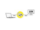 ROLINE 10K HDMI Ultra High Speed Kabel, ST/ST, schwarz, 1 m