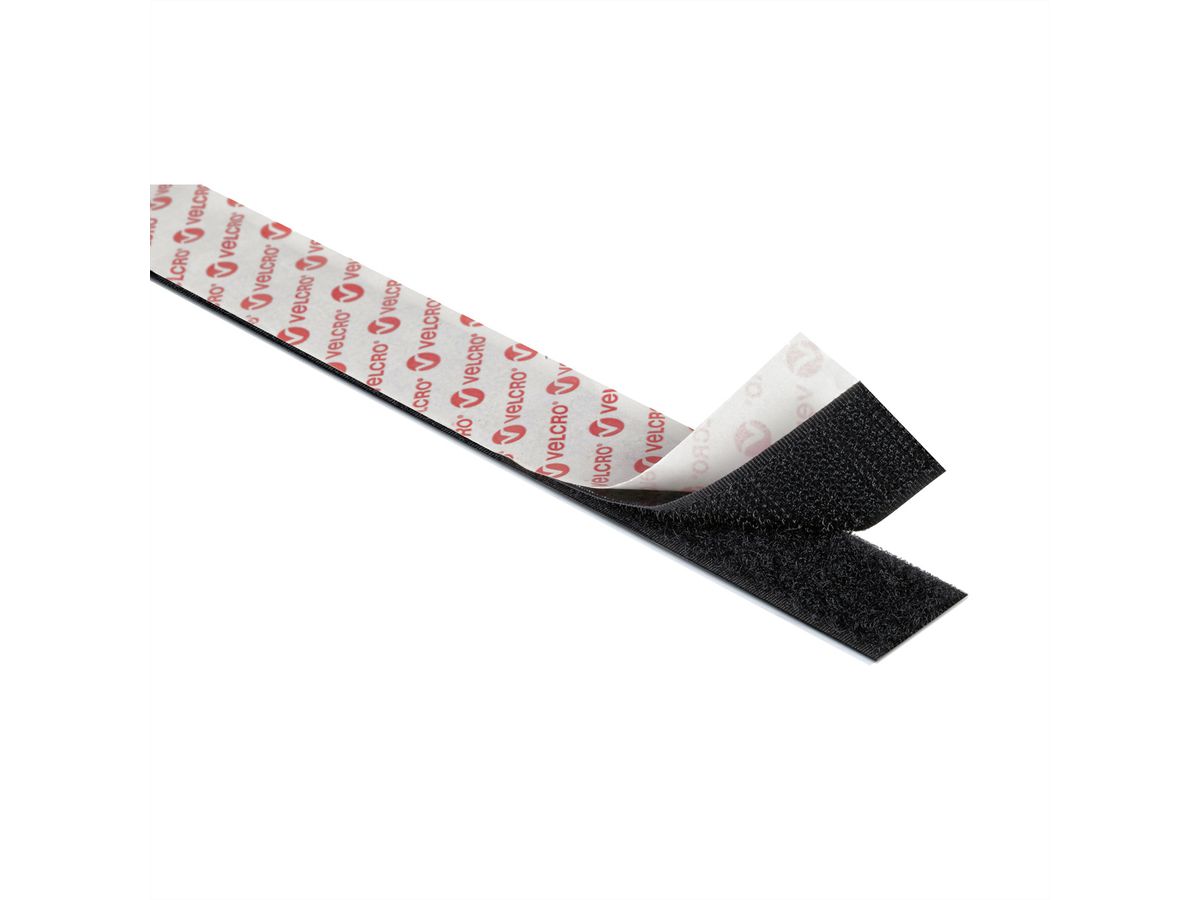 VELCRO® General Use Fastener 5m Hakenband 5m Flauschband, Haken & Flausch 20mm weiß