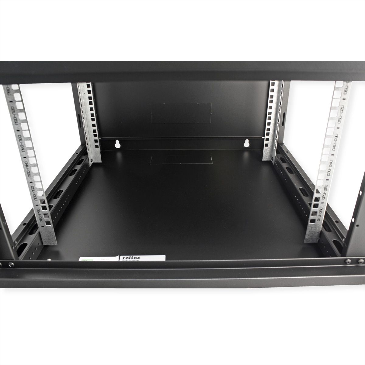 ROLINE 19-Zoll Wandgehäuse Basic Plus 6HE, 600x600 BxT schwarz