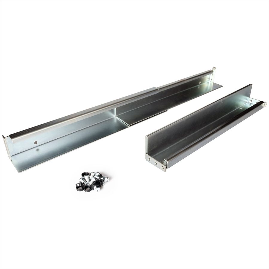 ROLINE Gleitschienen Set tiefenvariabel, 350 bis 600mm inkl Befestigungsmaterial