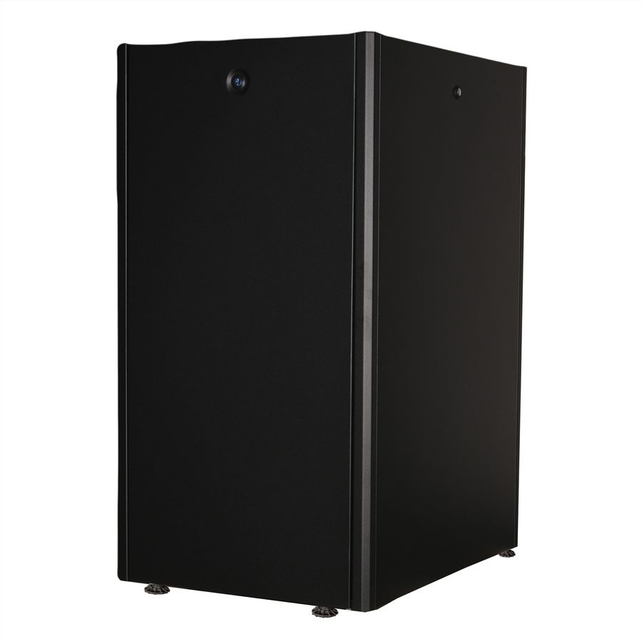 ROLINE 19-Zoll Netzwerkschrank Basic 22 HE, 600x800 BxT Glastür schwarz