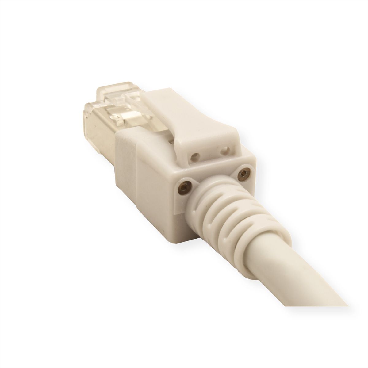 Cordon EasyLan DualBoot LED Cat.6 (Classe E) S/FTP, LSOH, gris, 0,5 m