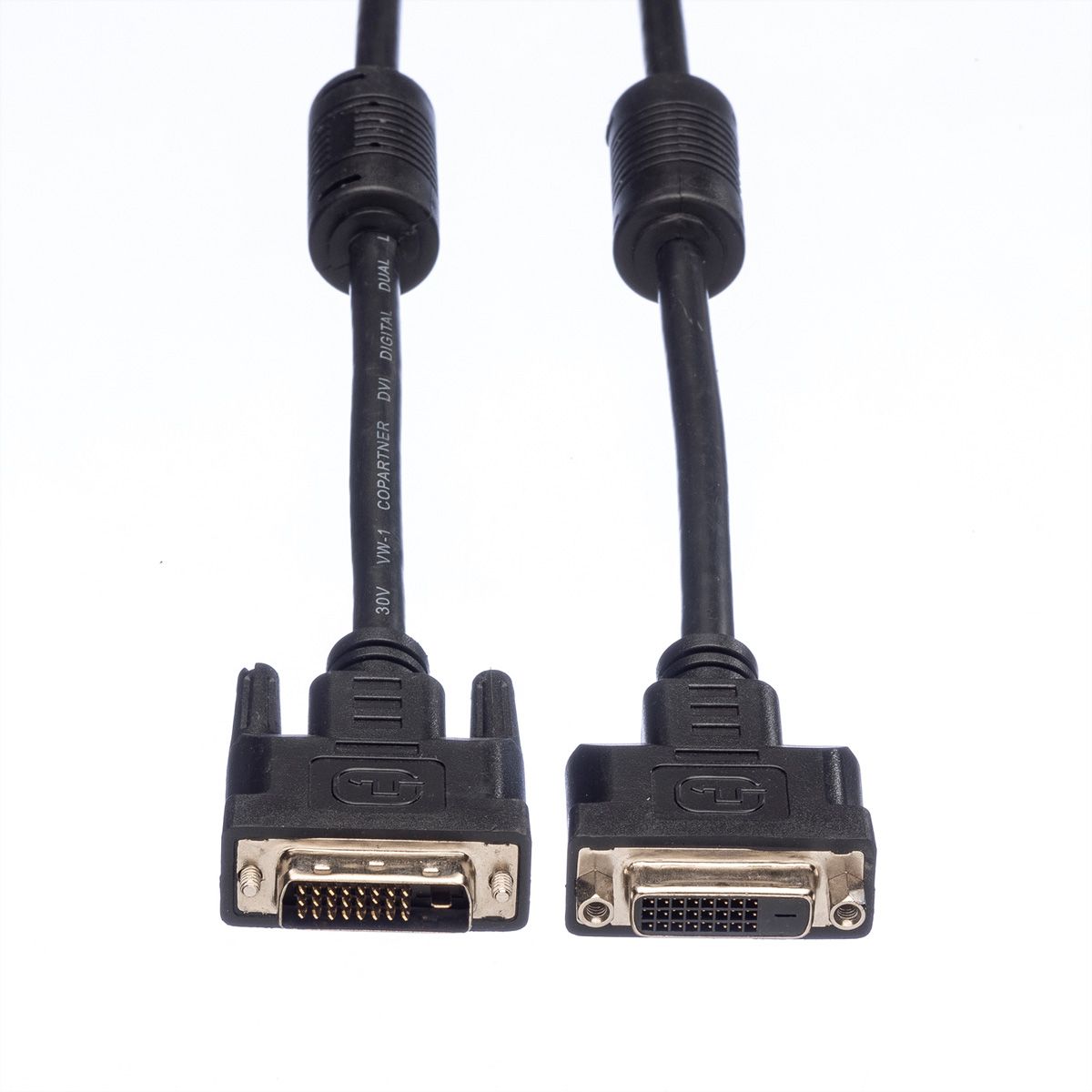 VALUE Câble DVI, DVI M-F, (24+1) dual link, 2 m