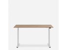 WRK21 Schreibtisch Smart 180 x 80 cm, Höhenverstellbar, Kendal Eiche / Weiss