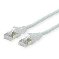 Cordon DÄTWYLER Cat.5e (Classe D), CU 5502 S/UTP, LSOH, gris, 0,5 m