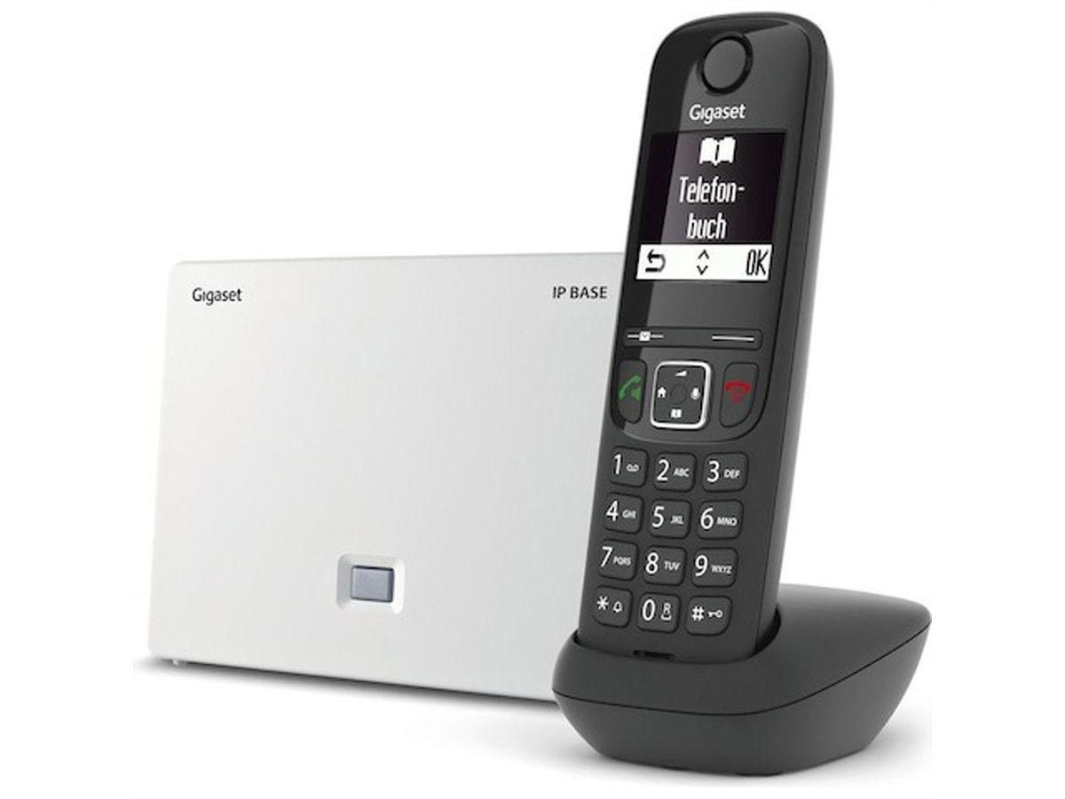 Gigaset Téléphone fixe AS690 A IP Base