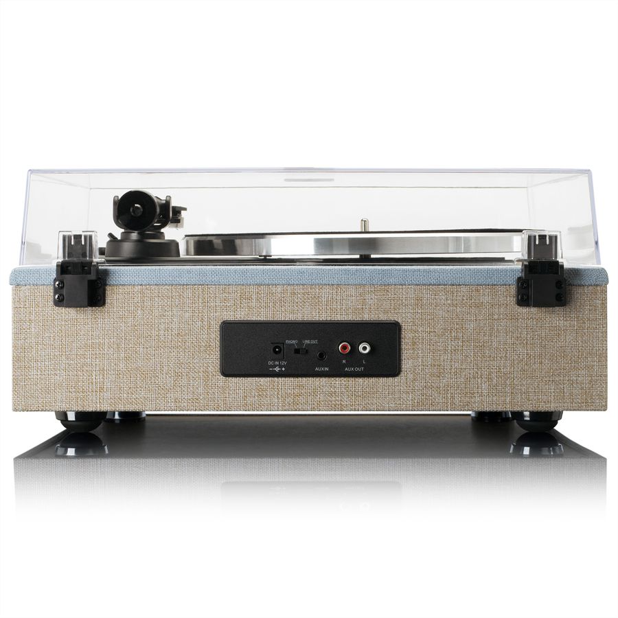 Platine vinyle Lenco LS-440, Bleu/beige