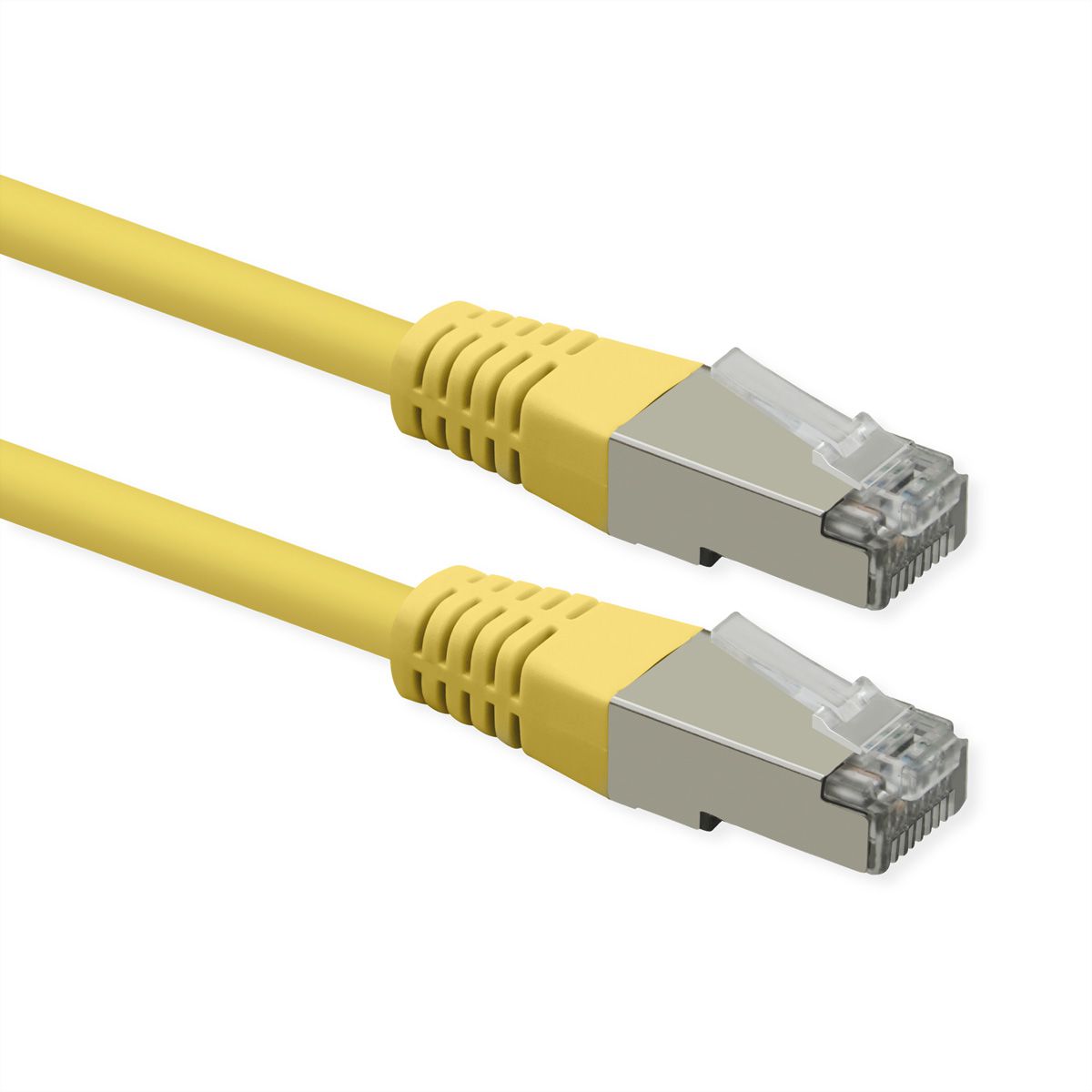 ROLINE Patchkabel Cat.6 (Class E), PoE, S/FTP (PiMF), gelb, 5 m