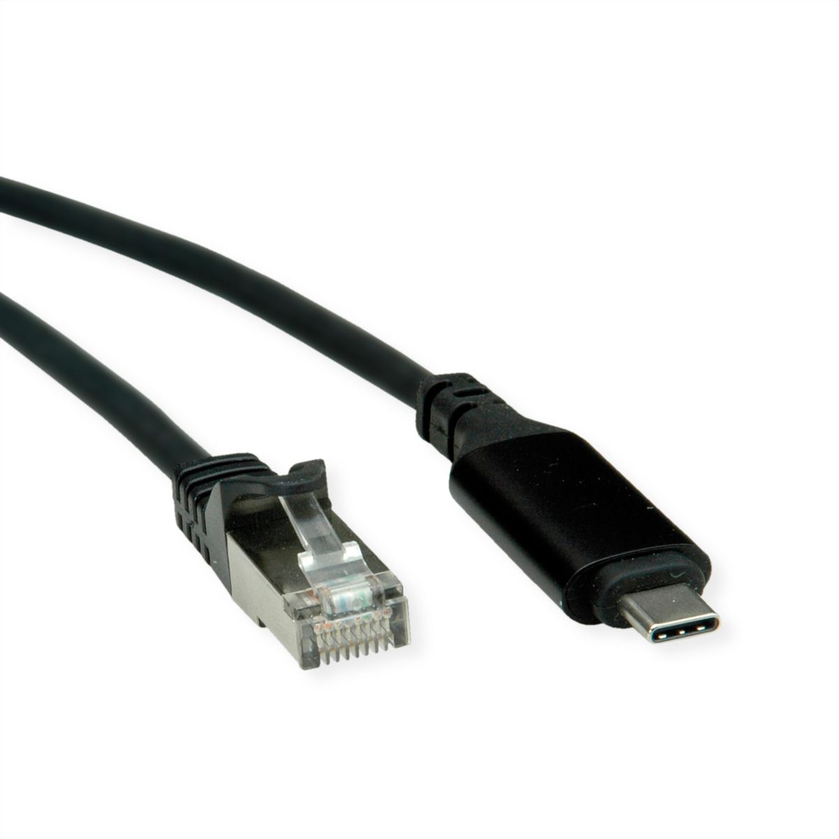 ROLINE Câble convertisseur USB-C - Gigabit Ethernet, noir, 1 m