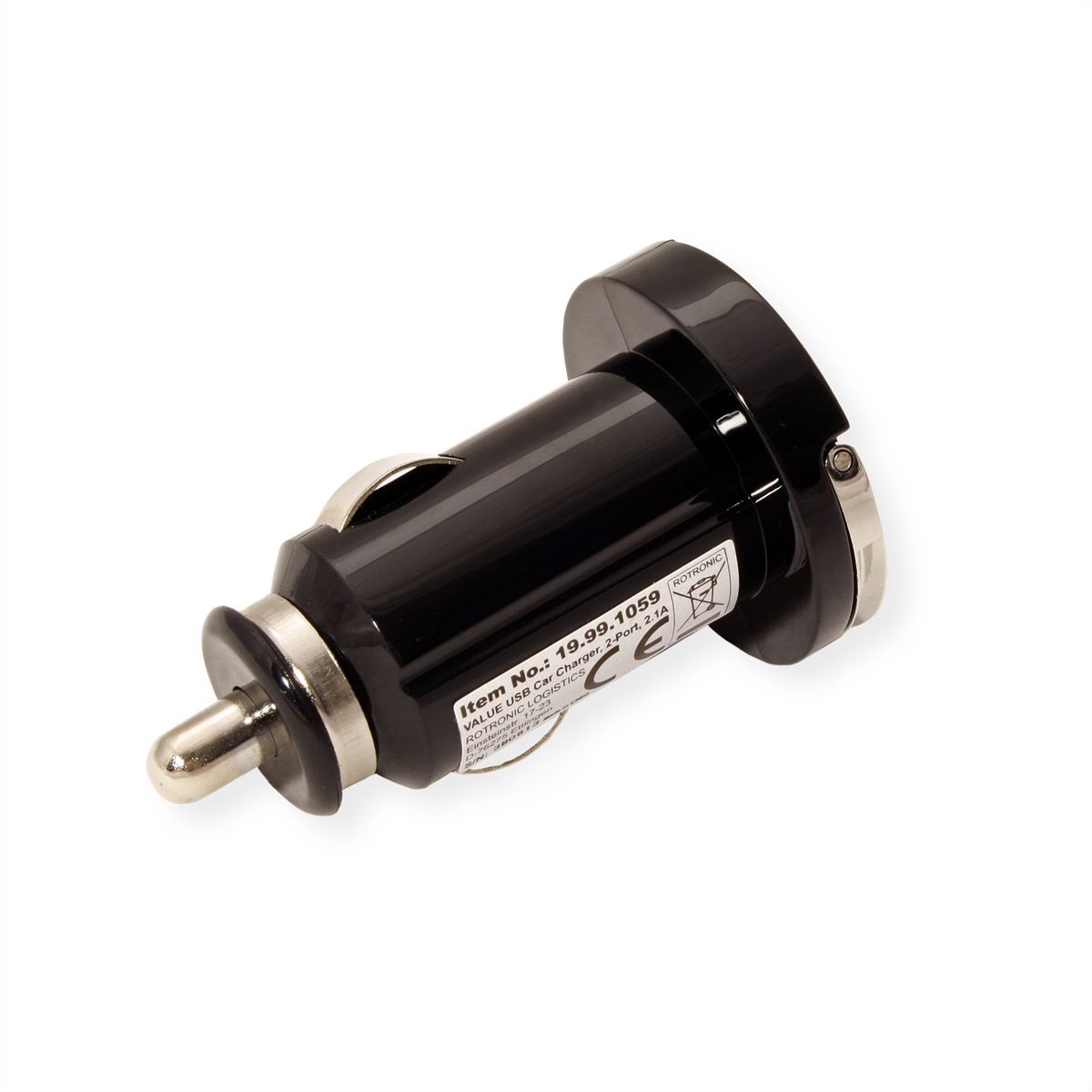 VALUE Chargeur USB Car, 2 ports, 10W