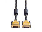 ROLINE GOLD Câble pour écran DVI, M-M, (24+1) dual link, 1 m