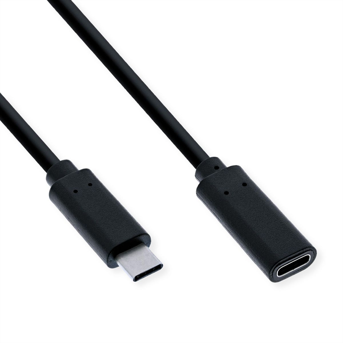 VALUE Câble d'extension vidéo USB typeC (DP Alt Mode) C-C, M/F, noir, 1,5 m