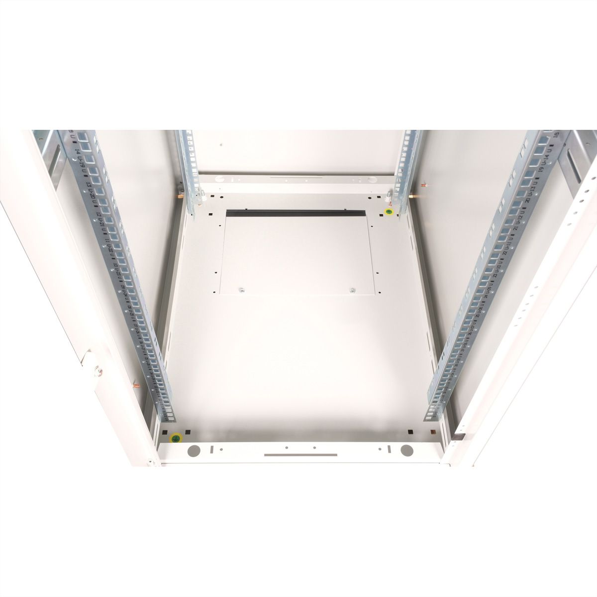 ROLINE 19-Zoll Netzwerkschrank Basic 32 HE, 600x800 BxT Glastür grau
