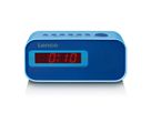 Lenco Radiowecker CR-205 blau, LED-Display, Weckfunktion, Sleeptimer