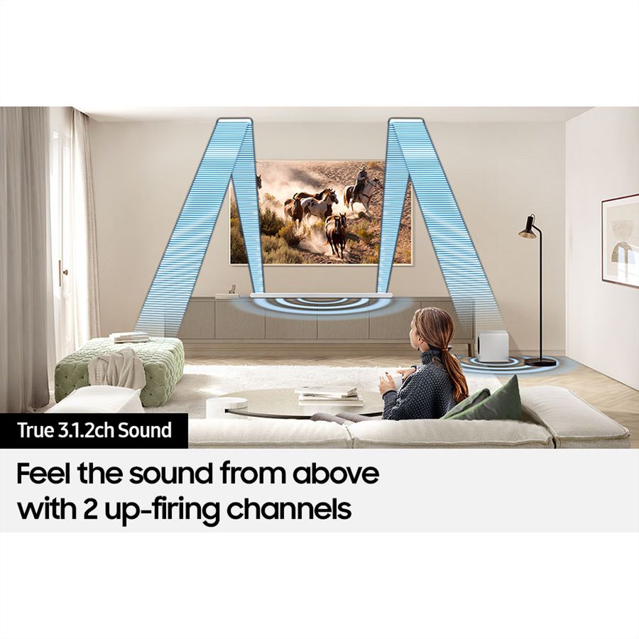 Samsung Soundbar HW-S801D, blanc