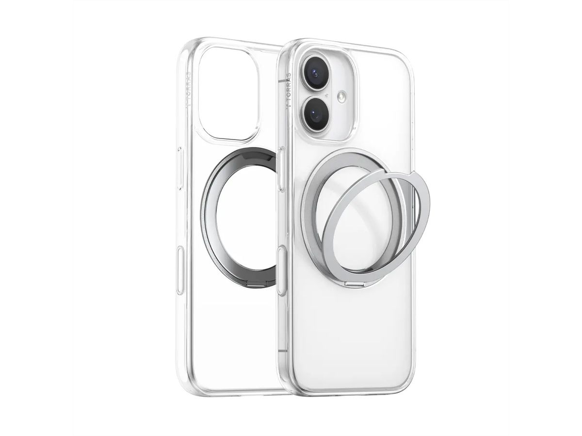 Torras Upro Ostand Case, iPhone 17, MagSafe, transparent