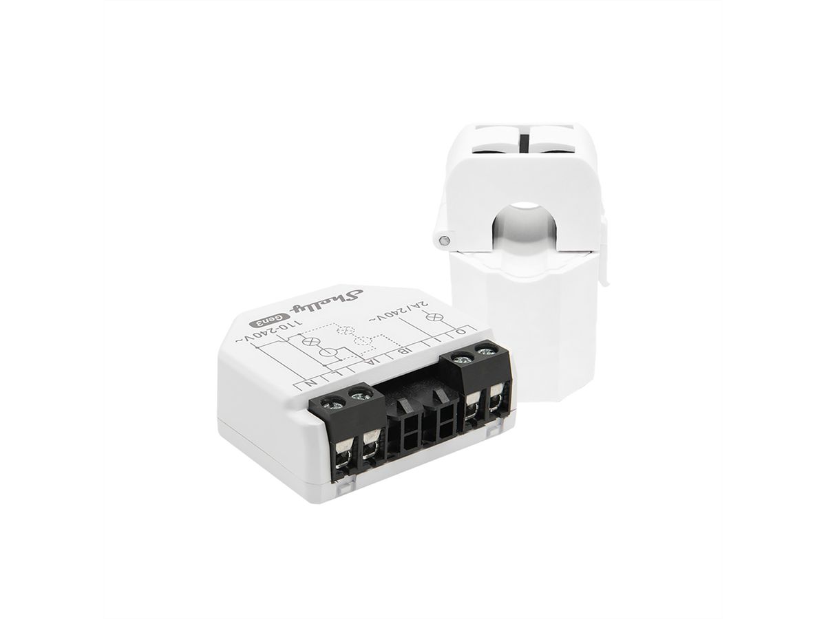 Shelly EM Gen3 Appareil de mesure de puissance WLAN, noir