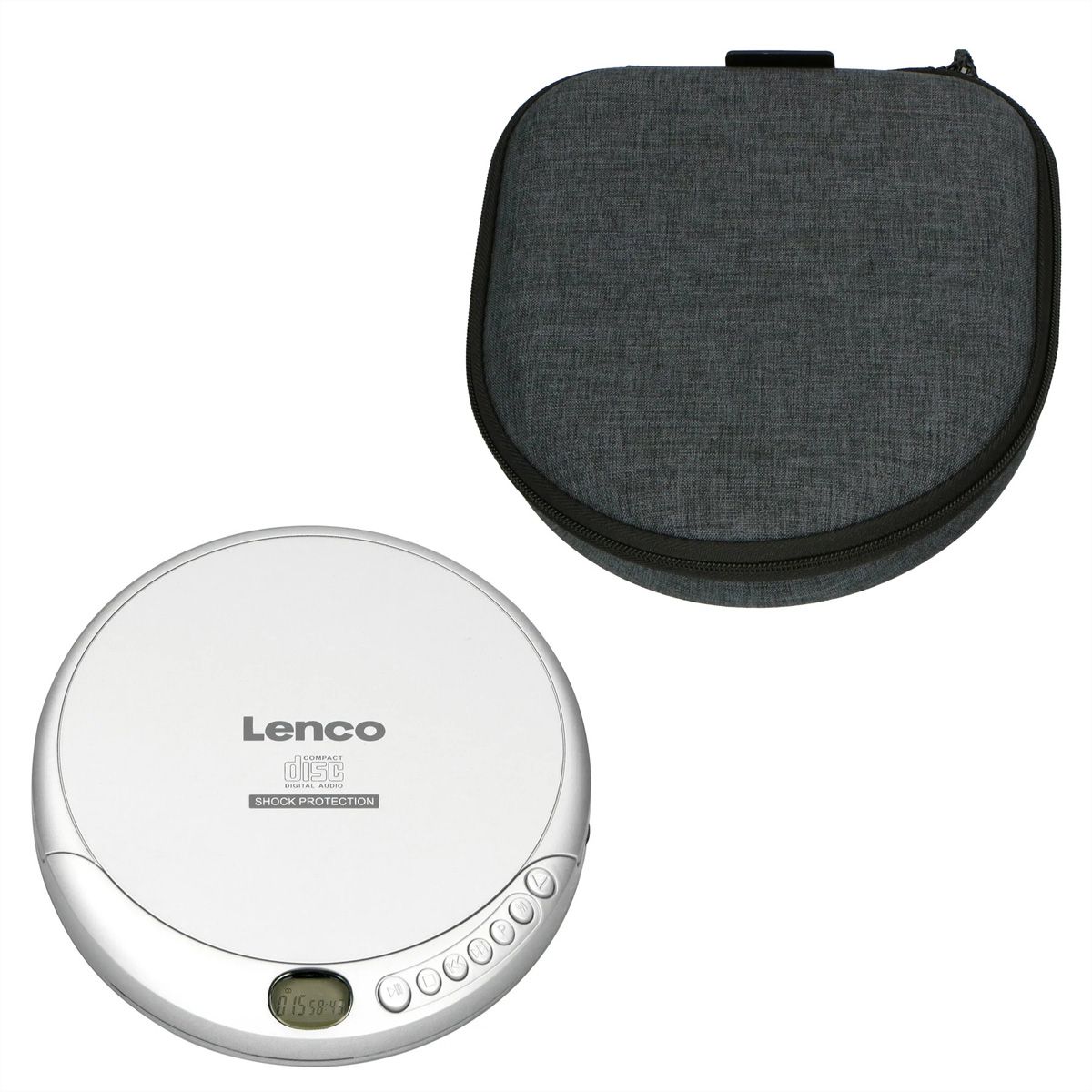 Lenco CD/MP3-Player CD-201SI+PBC-50GY