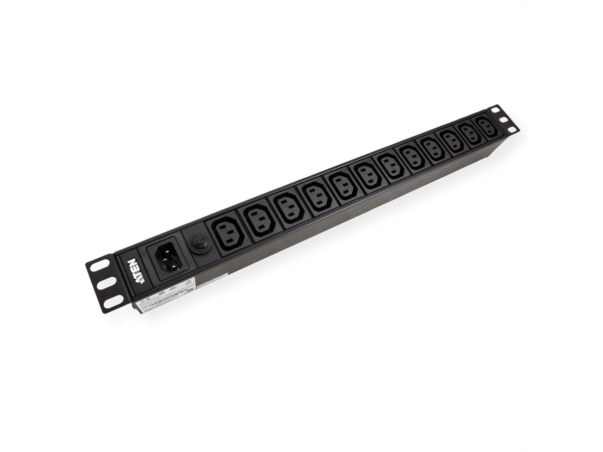 ATEN PE0112G Série PDU de base 1U 10A 12 ports