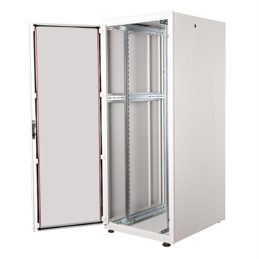 ROLINE 19-Zoll Netzwerkschrank Basic 42 HE, 800x1000 BxT Glastür grau