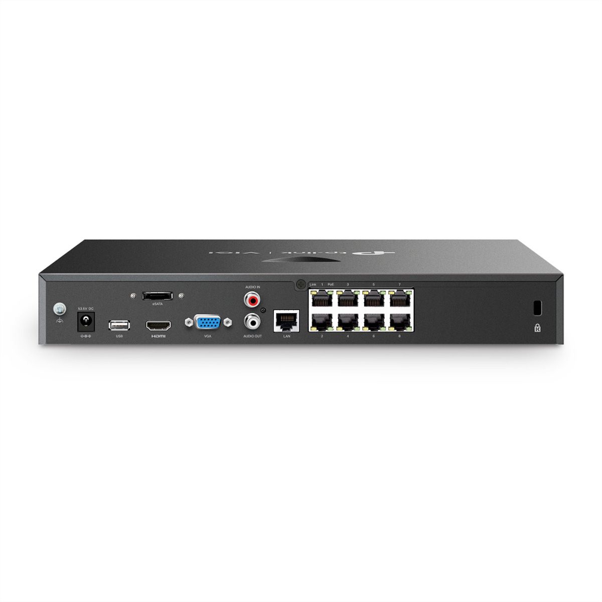 TP-Link NVR2008H-8MP NVR Netzwerk-Videorekorder 8-CH, 8x PoE