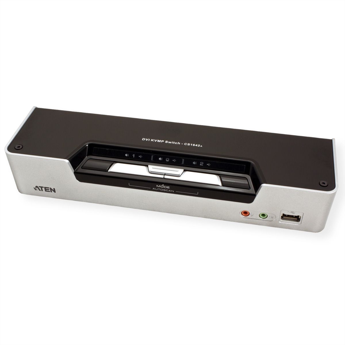 ATEN CS1642A Switch KVM Dual-View DVI, USB, Audio, USB-Hub, 2 ports
