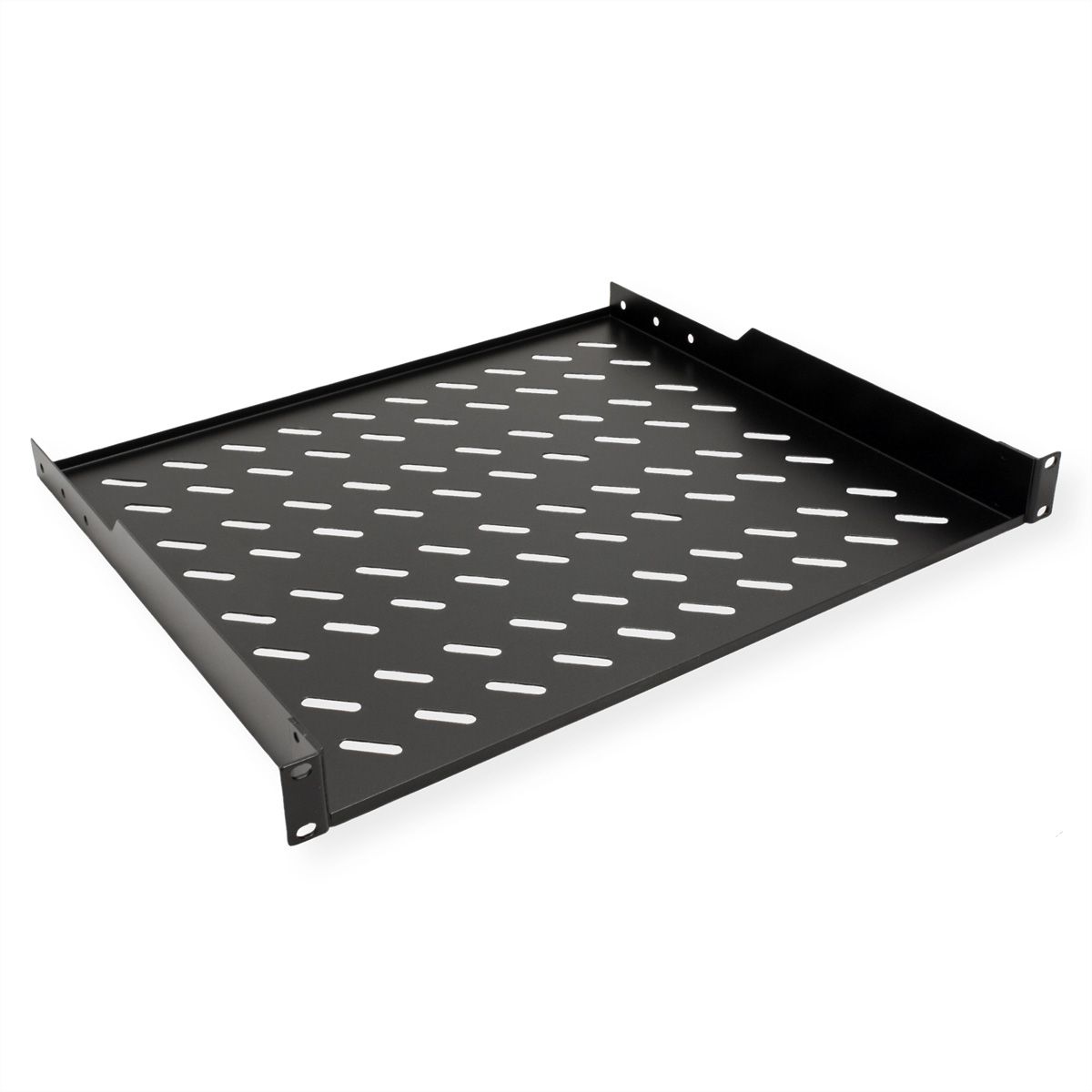 ROLINE 19-Zoll Fachboden 1 HE 400 T, 15kg Tragkraft schwarz