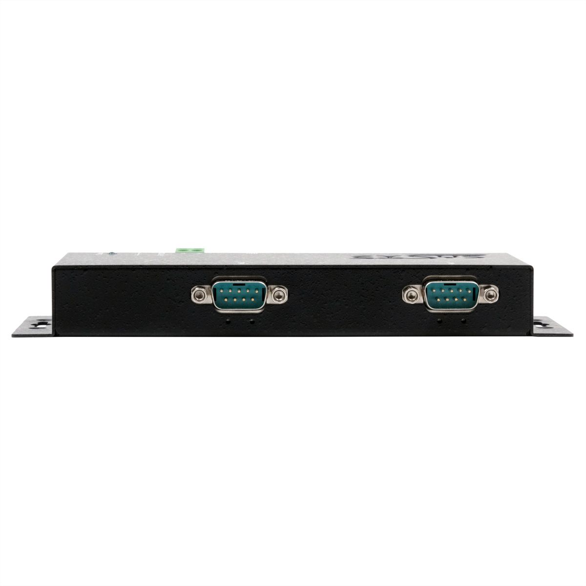 EXSYS EX-6122-2PoE Ethernet zu Seriell  2 x RS-232/422/485  mit 9 Pin Stecker inkl. Virtual Com Software PoE